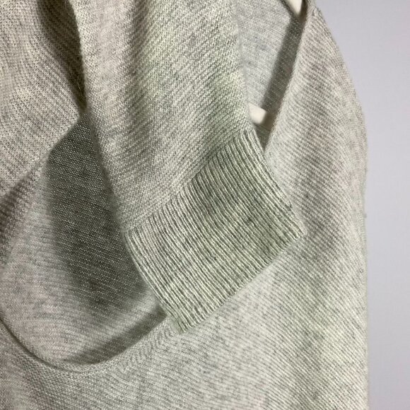 Madewell Kimball Pullover Sweater, V-neck, XL, Heather Fog, K5760 - Picture 6 of 11